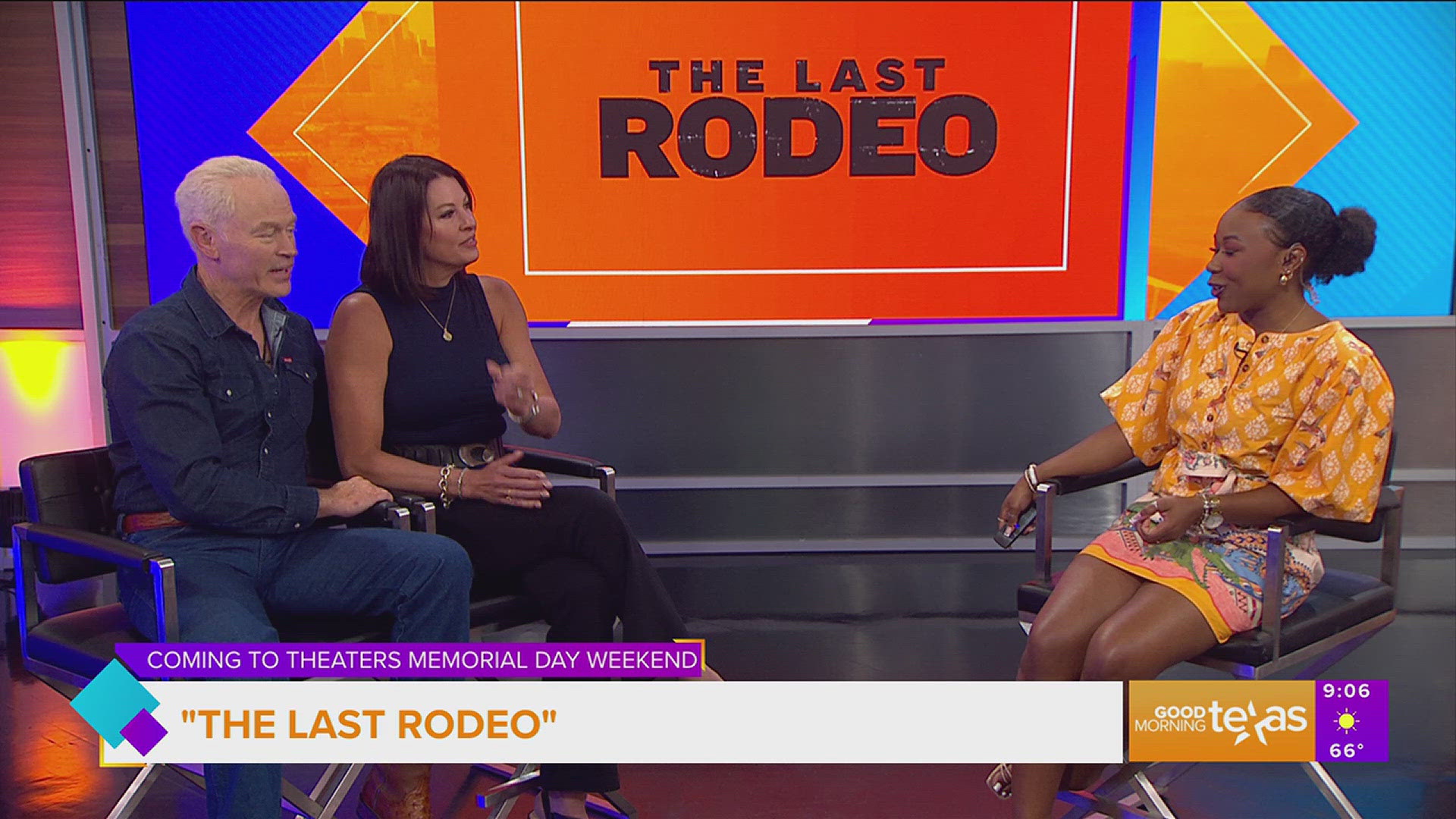 Actor Neil McDonough and his wife Ruvé McDonough talk about their latest project “The Last Rodeo” and how he trained at an actual bull rider camp for the role!