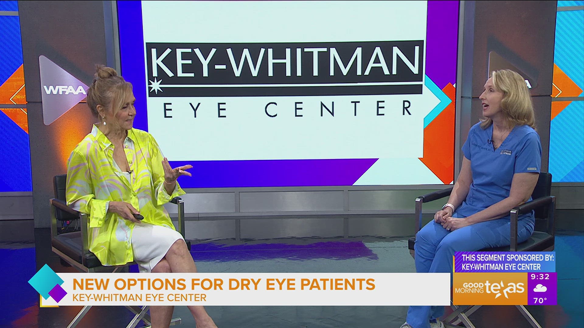 This segment is sponsored by Key-Whitman Eye Center.