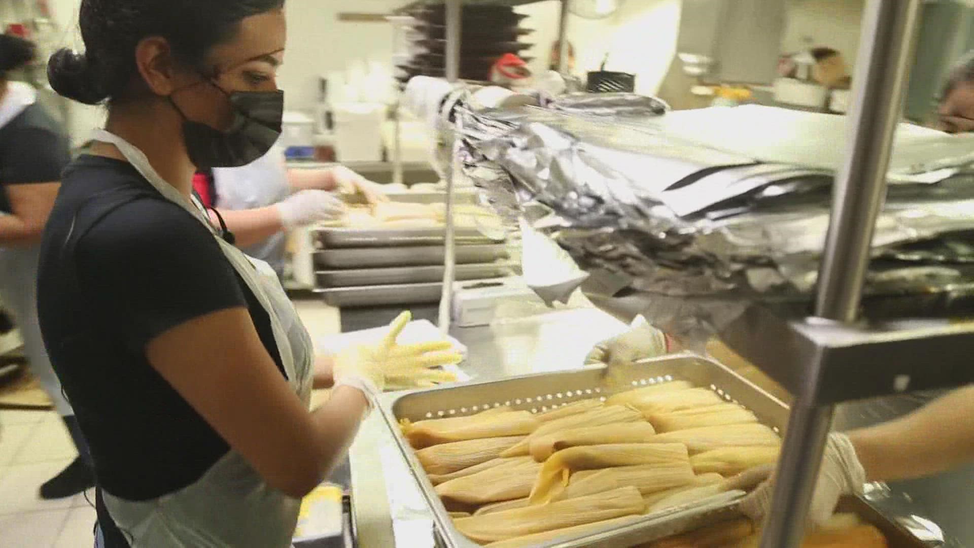 Tamaleria Nuevo Leon's owner said the cost of tamale ingredients rose this holiday season, but demand tripled from last year.