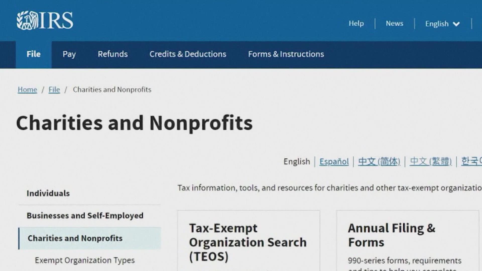 Experts say you should check to see if the charity is a 501-C3 organization and if they have an employer ID number.