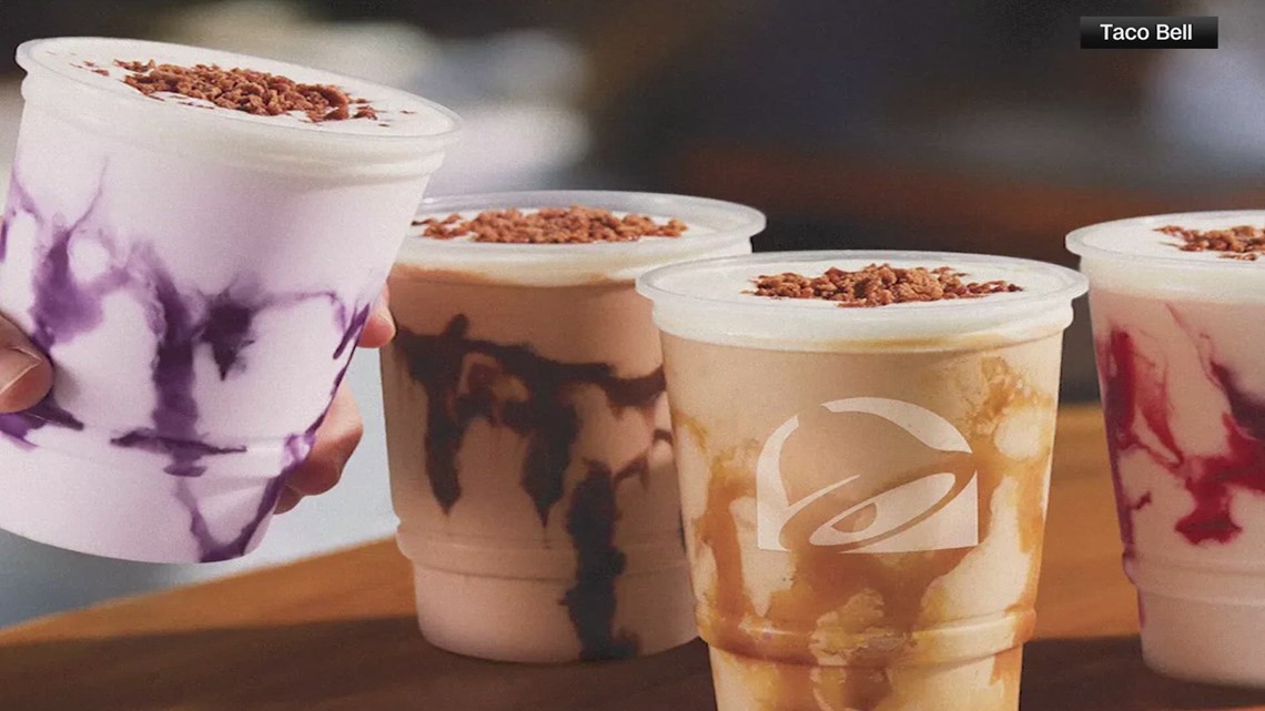 Taco Bell introduces frozen coffee and sweet shakes