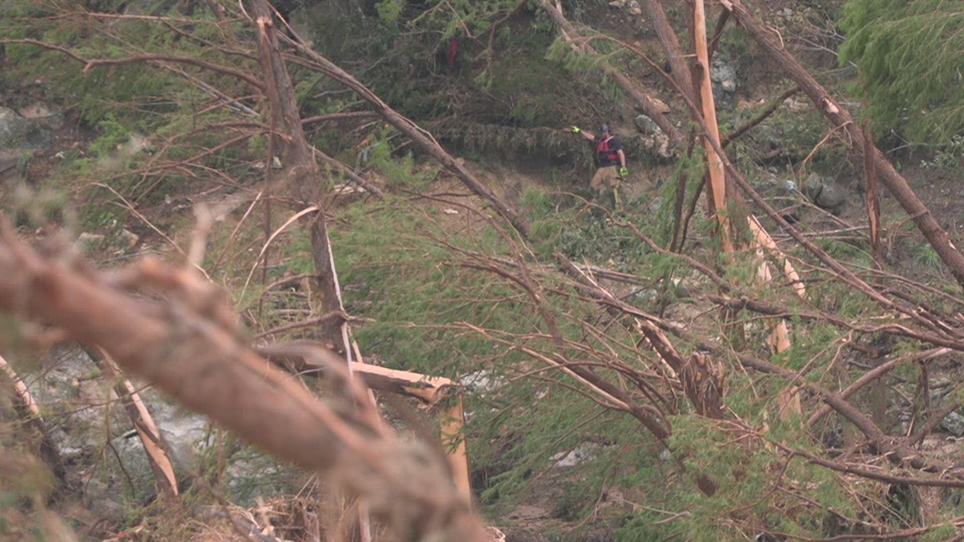 Officials are continuing their search for survivors and victims. 