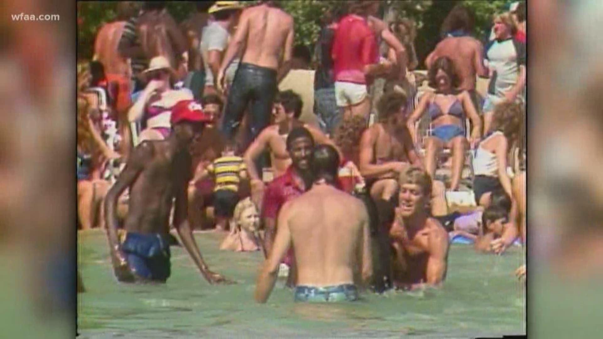 Daybreak Rewind: 35 years ago, beach party held outside Dallas City Hall