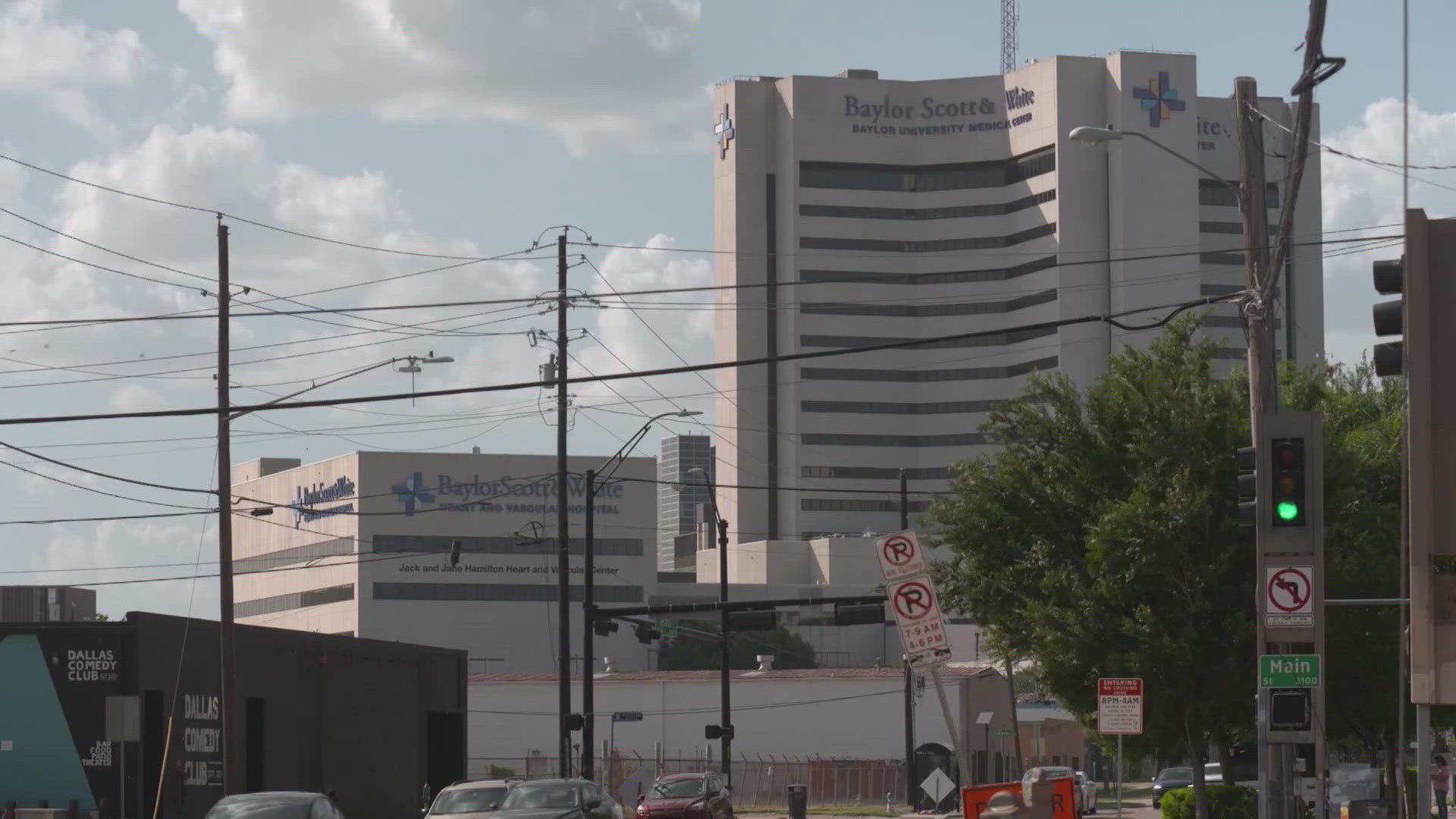 Police say a mental health patient beat a hospital worker unconscious. 