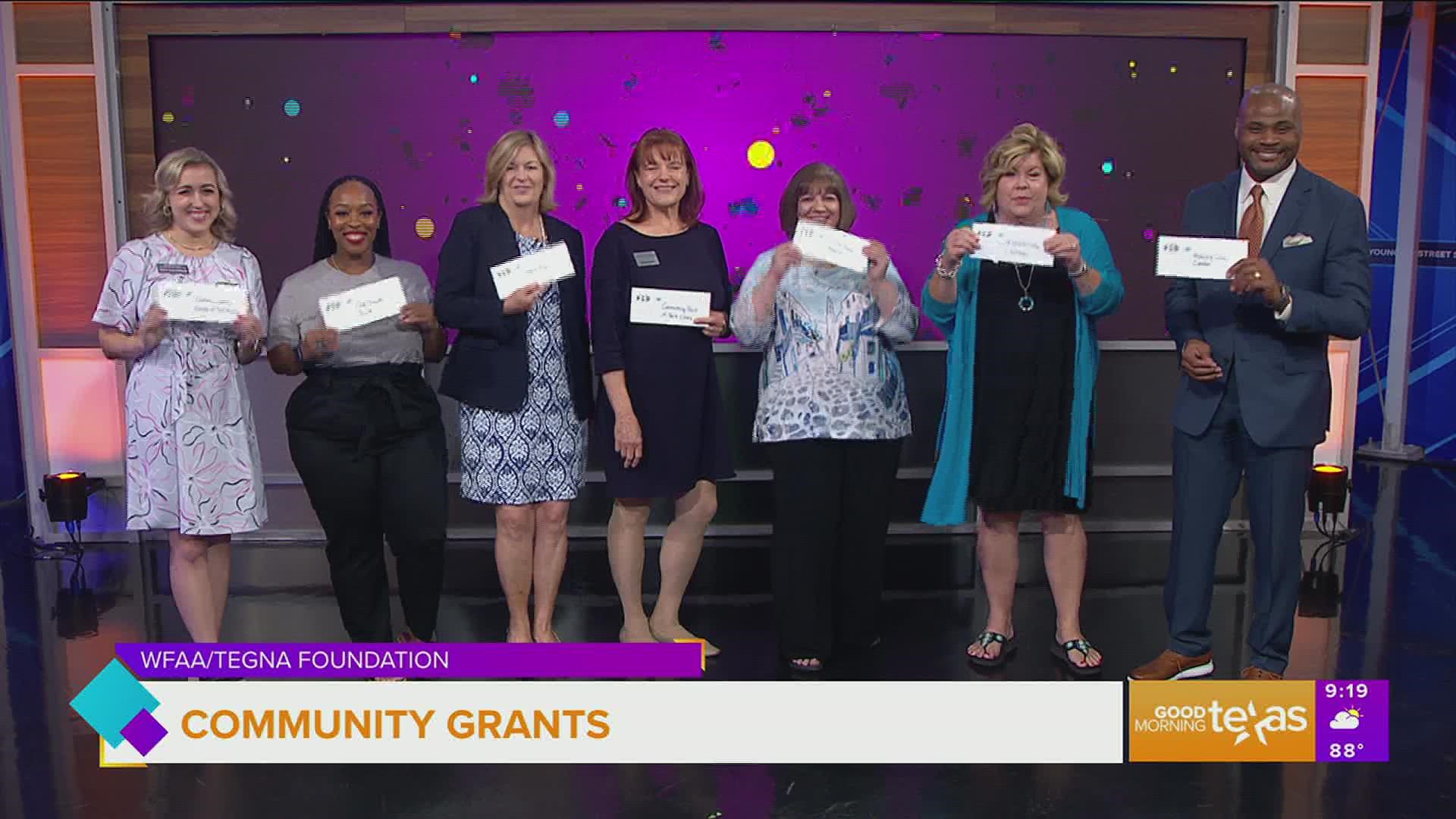 WFAA is pleased to feature 10 area non-profits for the incredible work they are doing – WFAA’S Presidents and General Manager Brad Ramsey is here to tell us more.