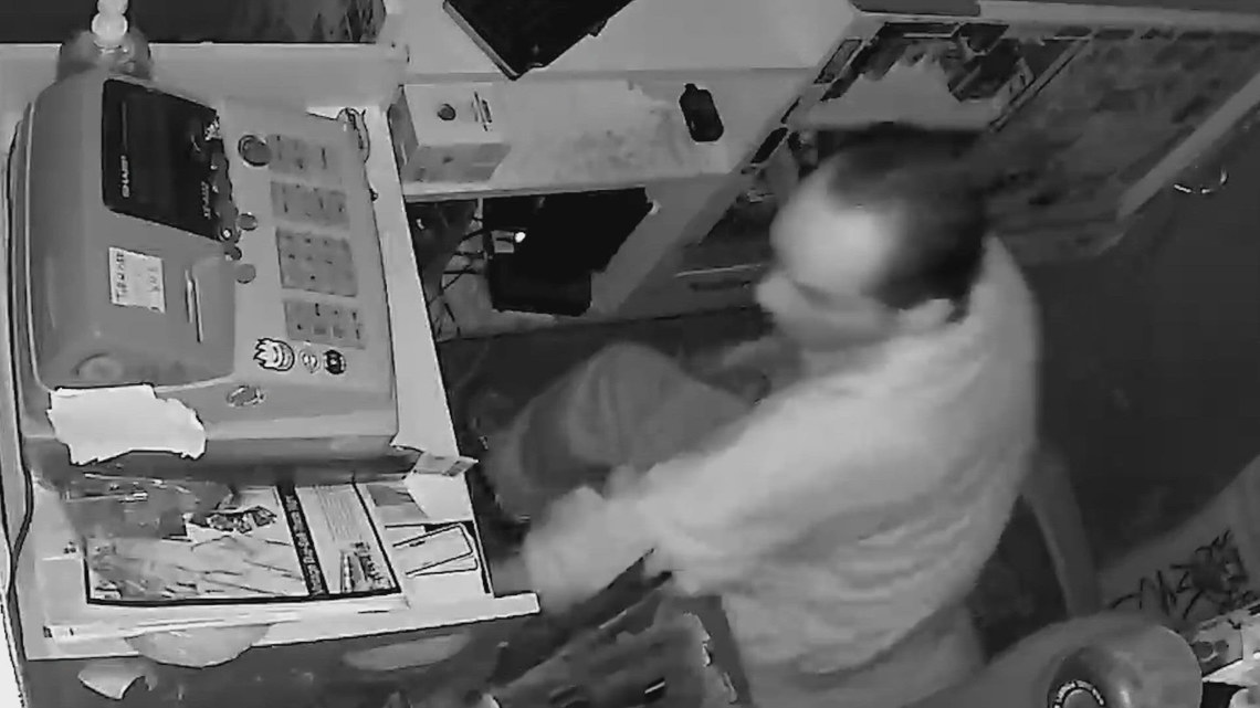 'He goes straight for the money': Dallas shops share surveillance video after break-ins rattle small businesses
