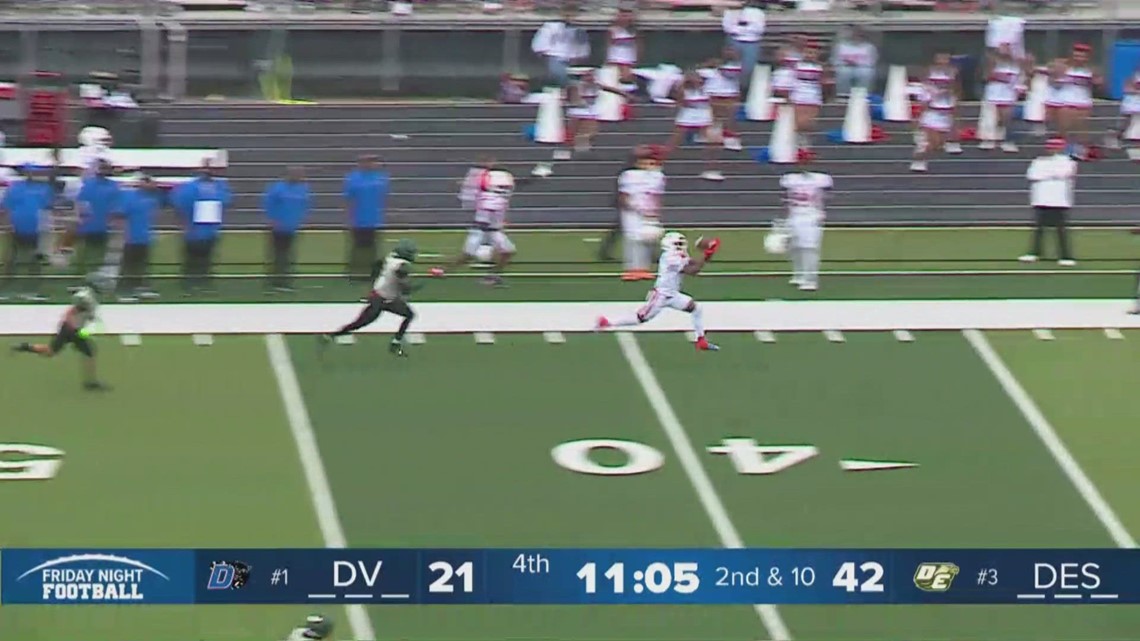 Duncanville scores a touchdown pass to narrow DeSoto's lead