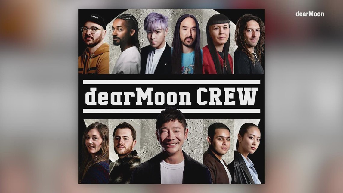 DearMoon Crew | Steve Aoki among artists named in upcoming Space X moon ...