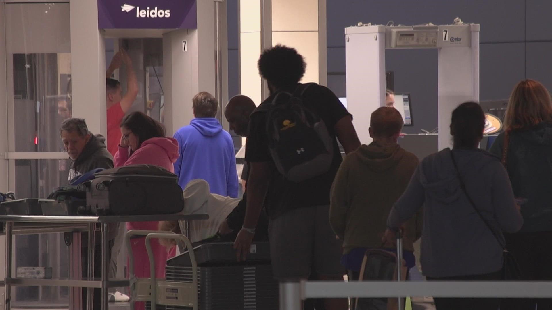 WFAA's Sydney Persing is live at DFW International Airport on Wednesday to check in on people trying to catch flights before Thanksgiving.