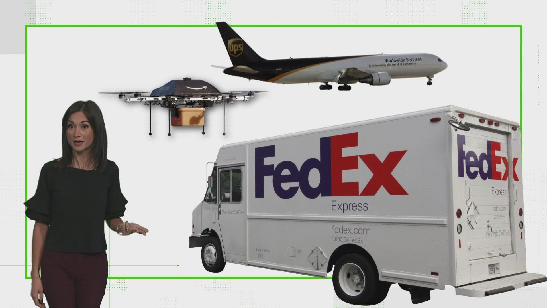 Shipping companies like FedEx, UPS and USPS have differing policies how to handle stolen packages.