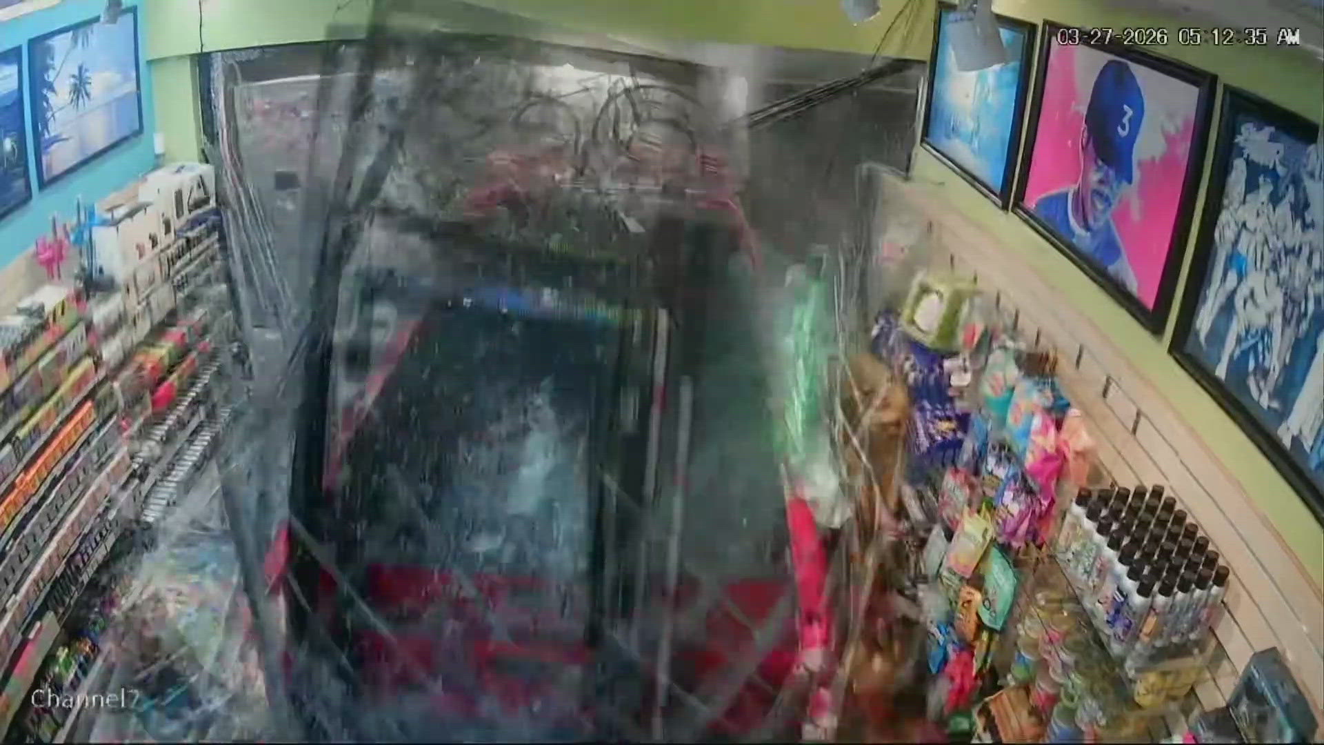 Caught on camera: Thieves use a stolen truck to smash into a Dallas vape  shop