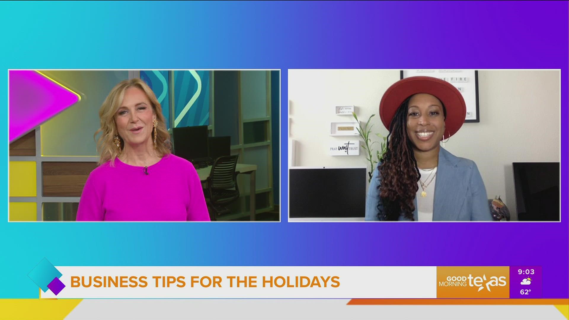 Saratta Murphy shares tips business owners can use to prepare for the busy holiday season.