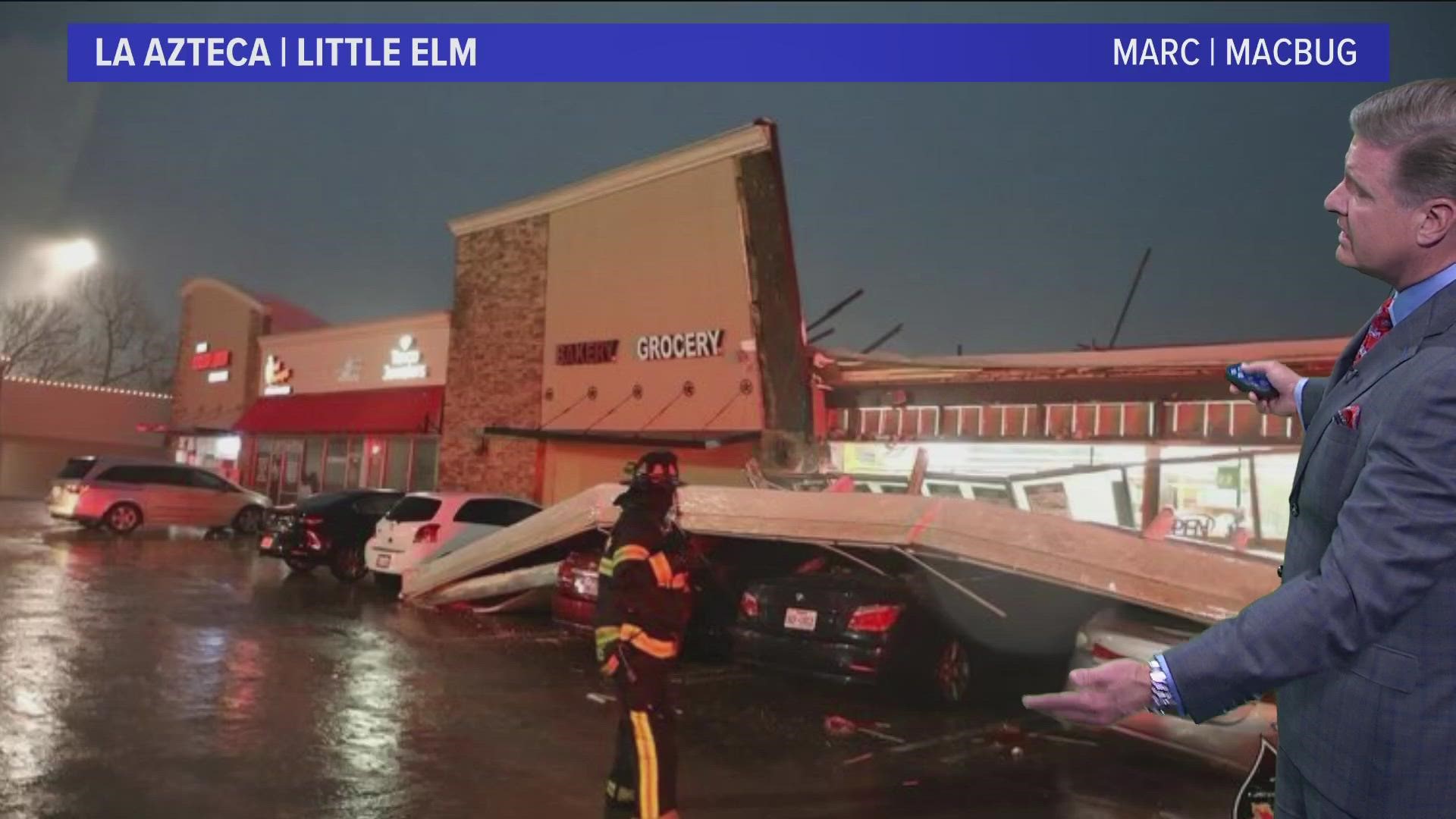 Severe storms on Thursday caused damage throughout North Texas. Powerful winds and even a possible "gustnado" were reported.