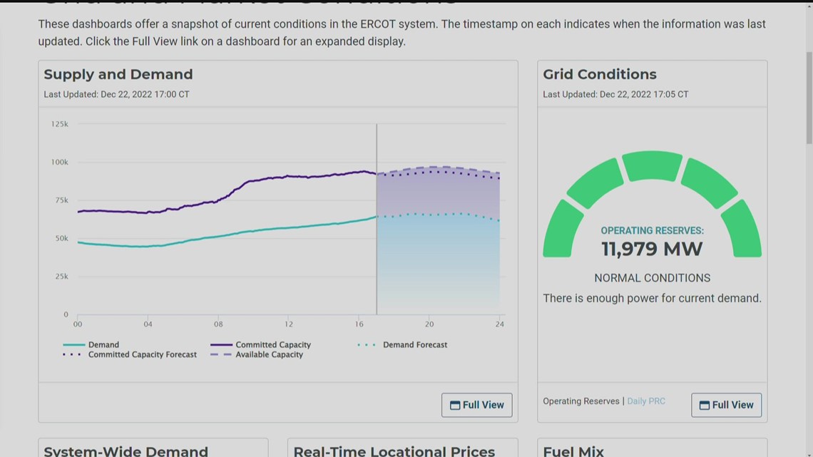 A Look At The Texas Power Grid Conditions Amid Arctic Blast | Wfaa.com