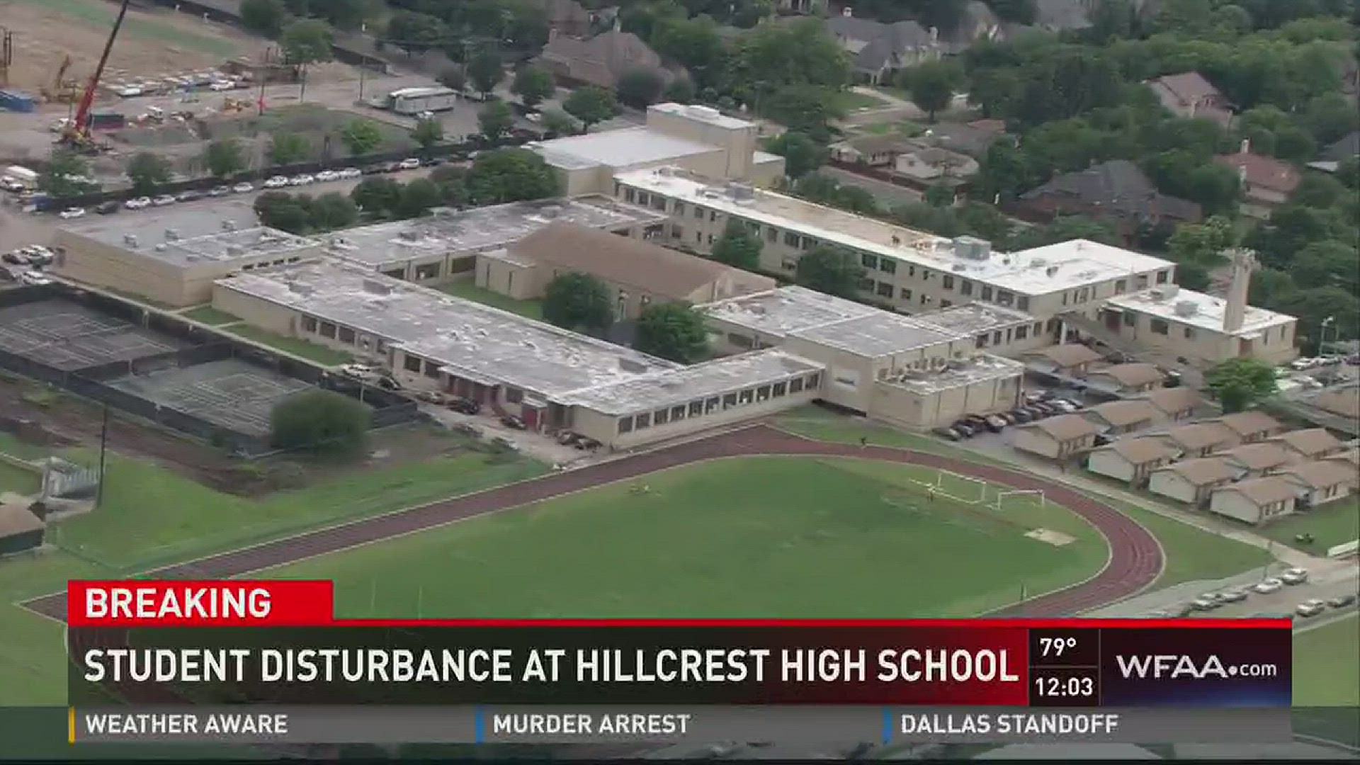 Student disturbance at Hillcrest High School