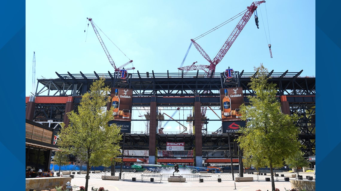 Texas Rangers New Ballpark Construction Update