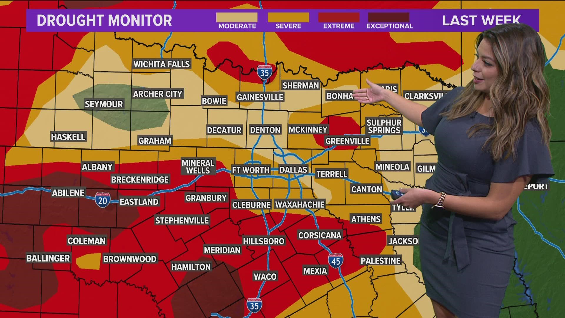 Here's how much the rain helped our drought conditions.