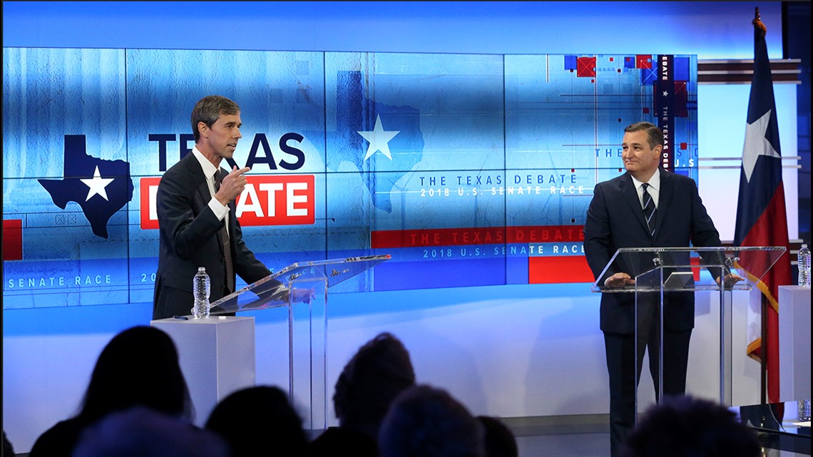 Ted Cruz vs. Beto O'Rourke: The Texas Debate as it happened | wfaa.com Ted Cruz vs. Beto O'Rourke: The Texas Debate as it happened | wfaa.com