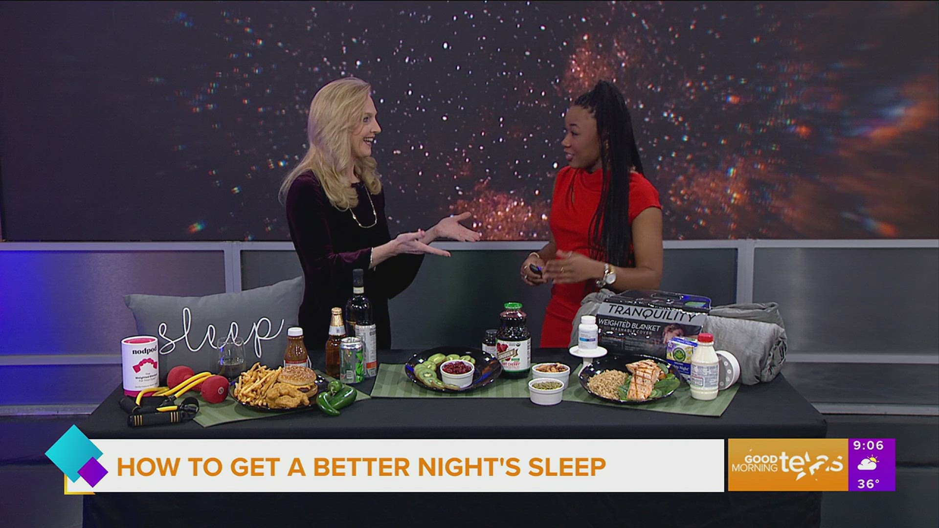 Dietician Meridan Zerner of Cooper Clinic shares what to eat and do to help you get a better night’s sleep