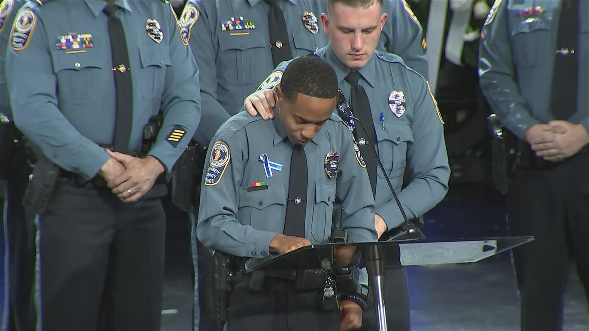 PHOTOS: Procession, funeral for fallen Gwinnett Officer Antwan Toney ...
