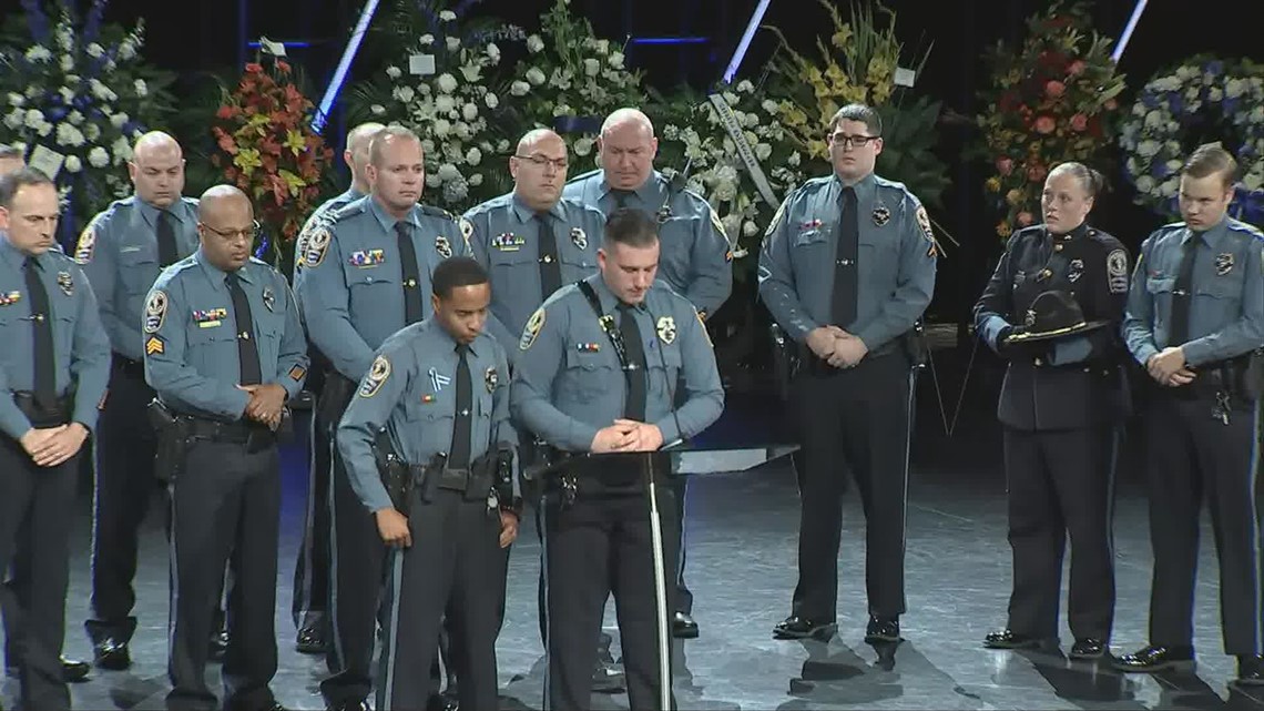 PHOTOS: Procession, funeral for fallen Gwinnett Officer Antwan Toney ...