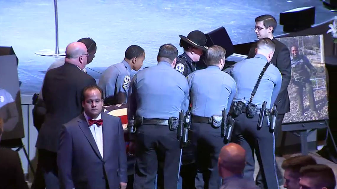 Photos Procession Funeral For Fallen Gwinnett Officer Antwan Toney