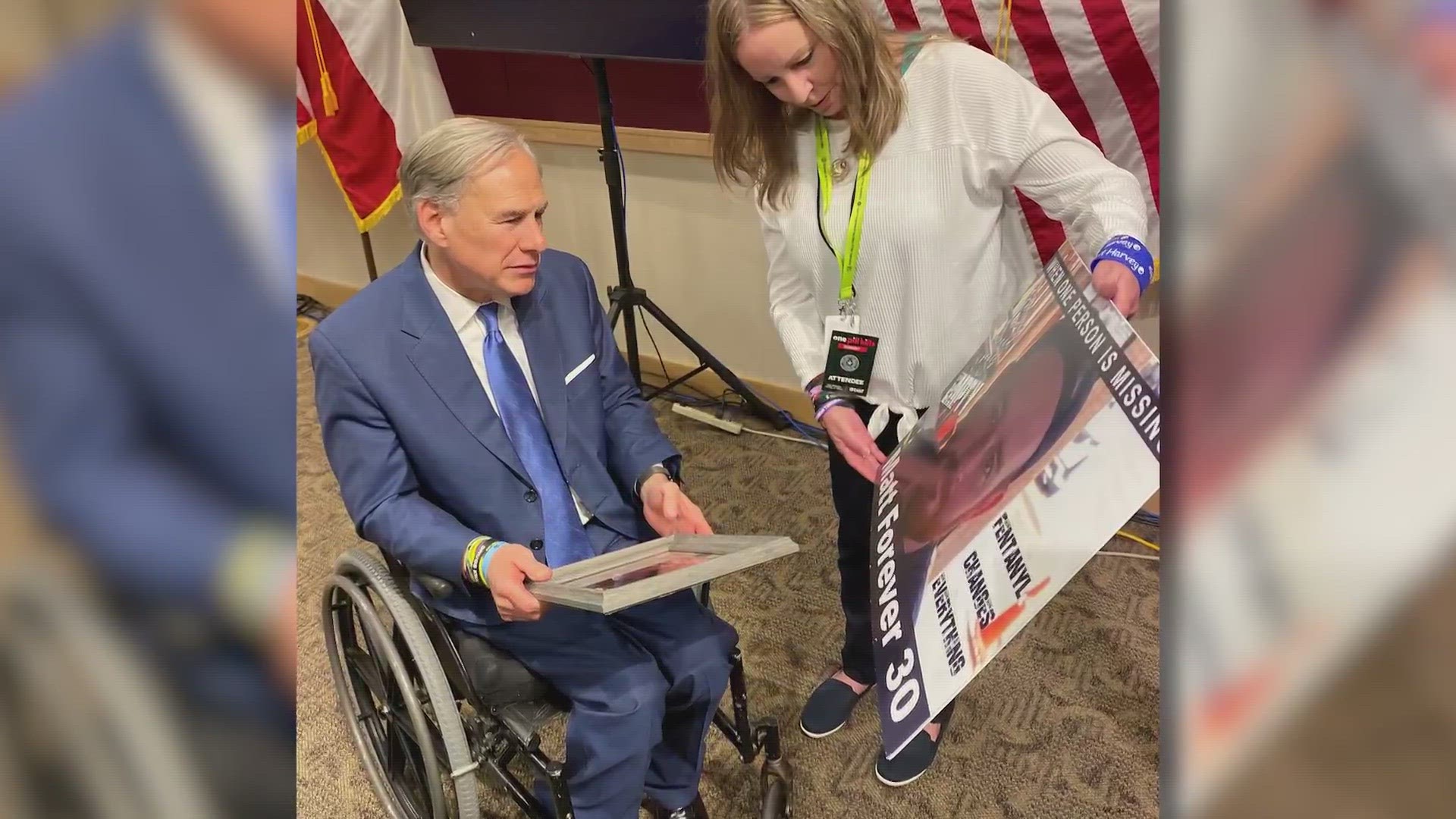 A Carrollton resident who lost her son to fentanyl in 2022 was at the governor's side during his announcement.