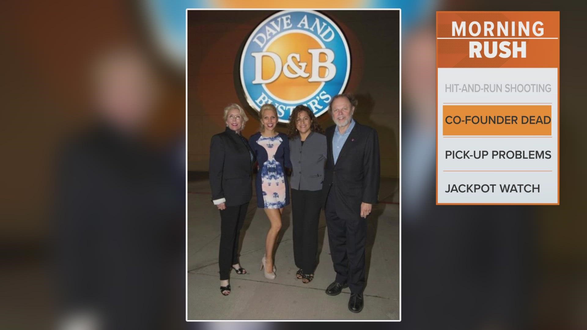 A representative with Dave & Buster's said Corley was an "innovative and creative force" in a statement provided to WFAA.
