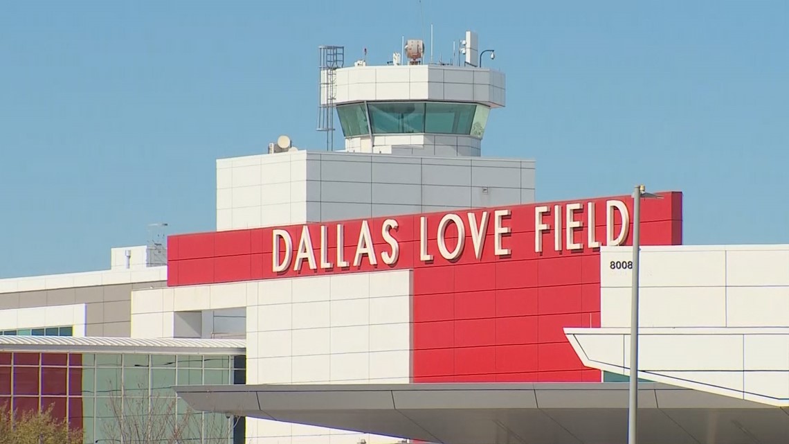 Dal - Dallas, TX (Lovefield) Hat Red