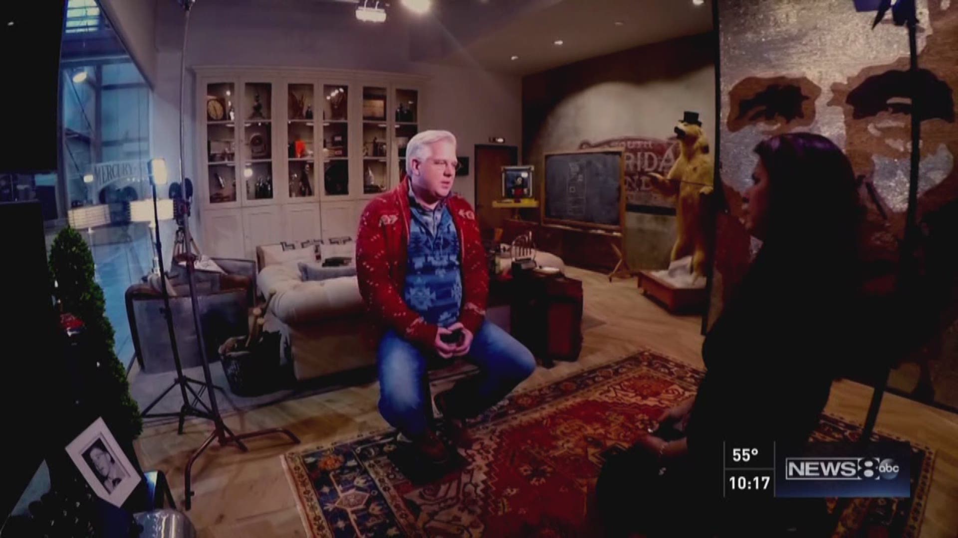 NEWS 8 EXCLUSIVE: Glenn Beck opens up to News 8's Rebecca Lopez about his abusive past.