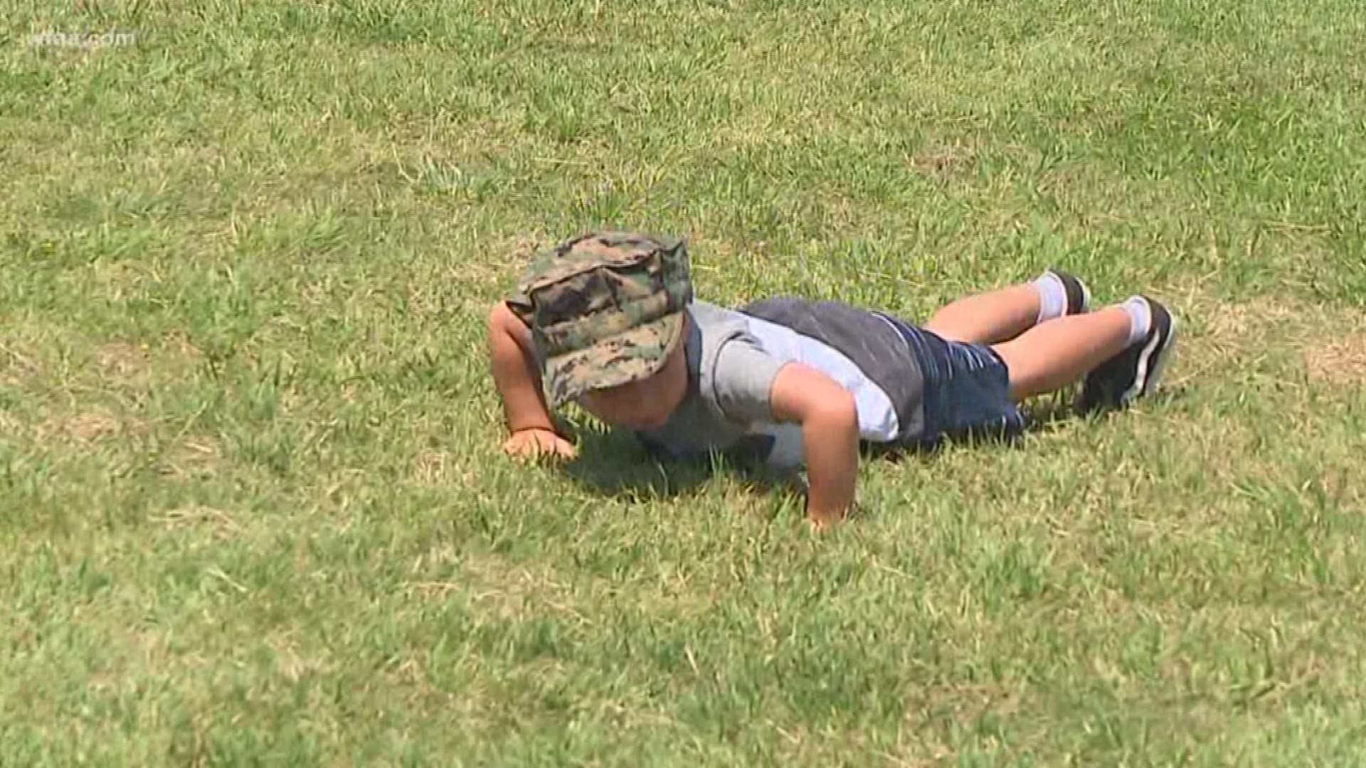 Big-hearted North Texas boy honors Marines for his birthday