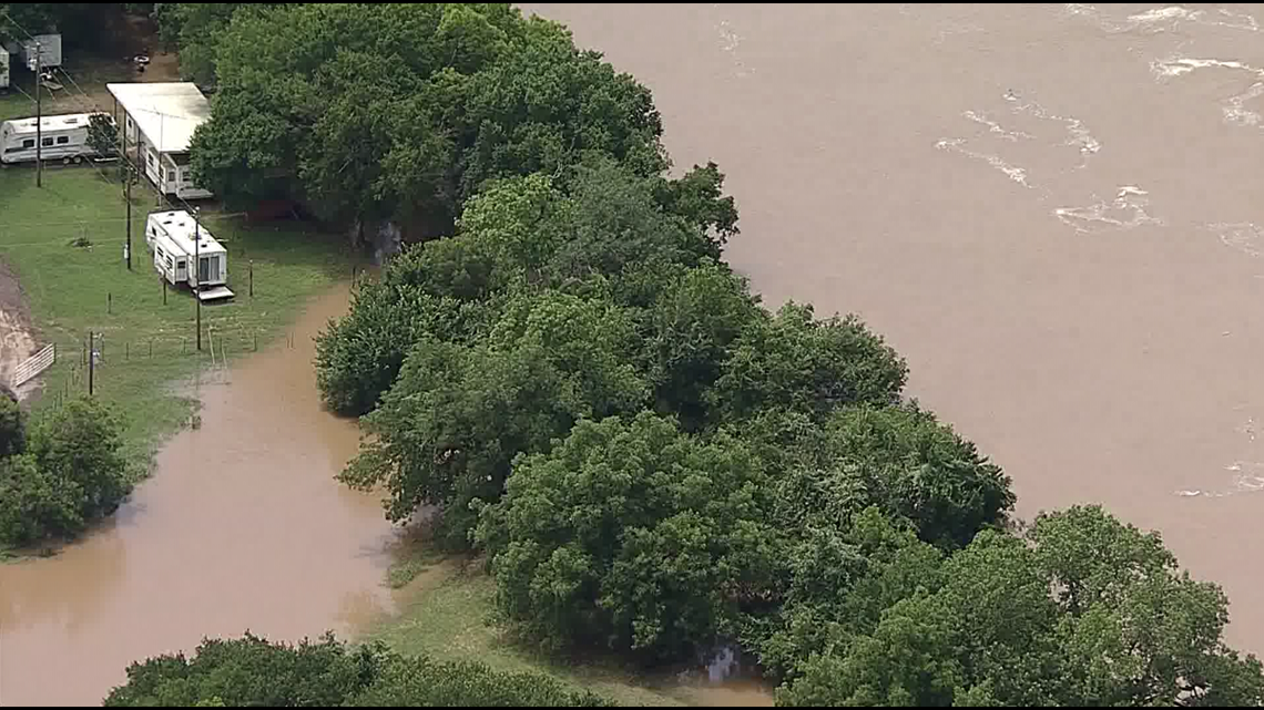 Gallery Brazos River floods Horseshoe Bend in Parker County