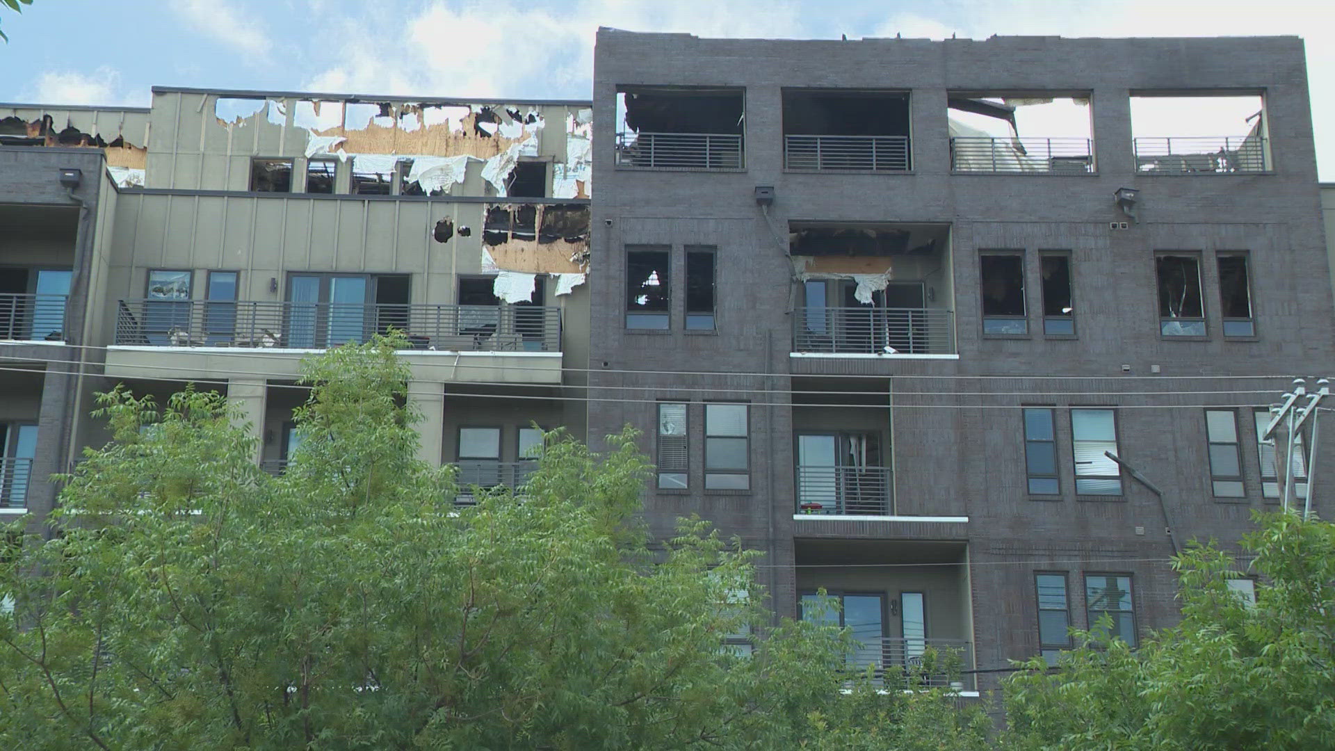 Residents are still trying to figure out what to do next after a fire severely damaged the apartment complex.