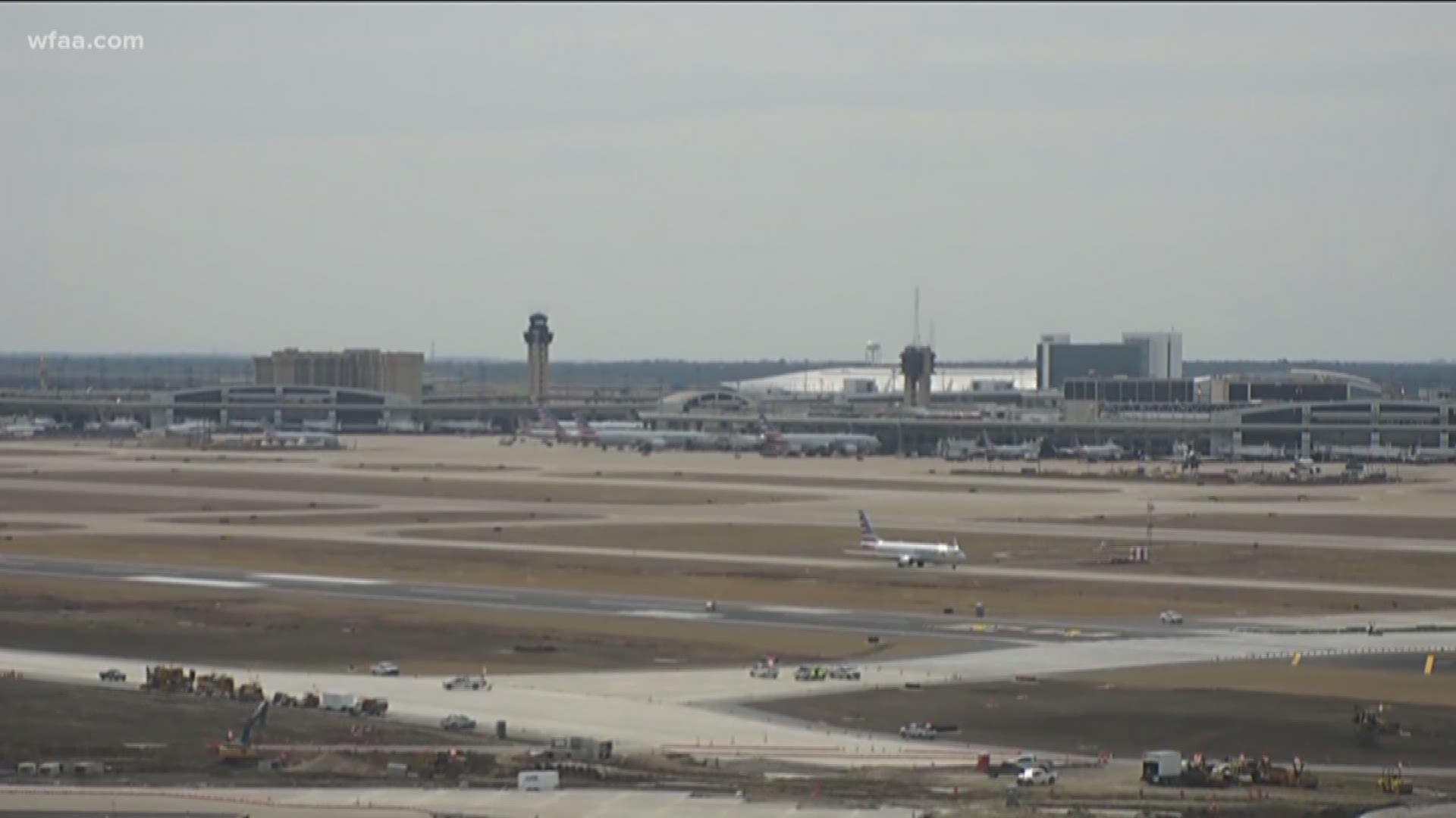 Reports of a smoke in a control center led to evacuations and a ground stop at both airports.