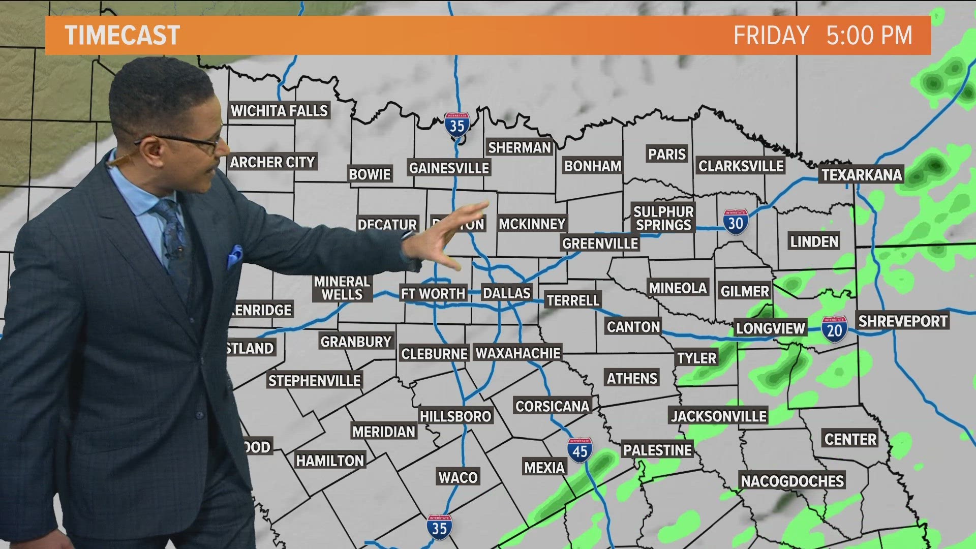 Greg Fields has a look at the full Friday forecast for North Texas.