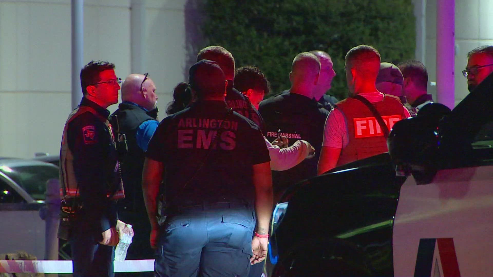 Police said officers responded to a shots fired call at Vandergriff Honda on Thursday evening. No one was injured except the suspect, police said.