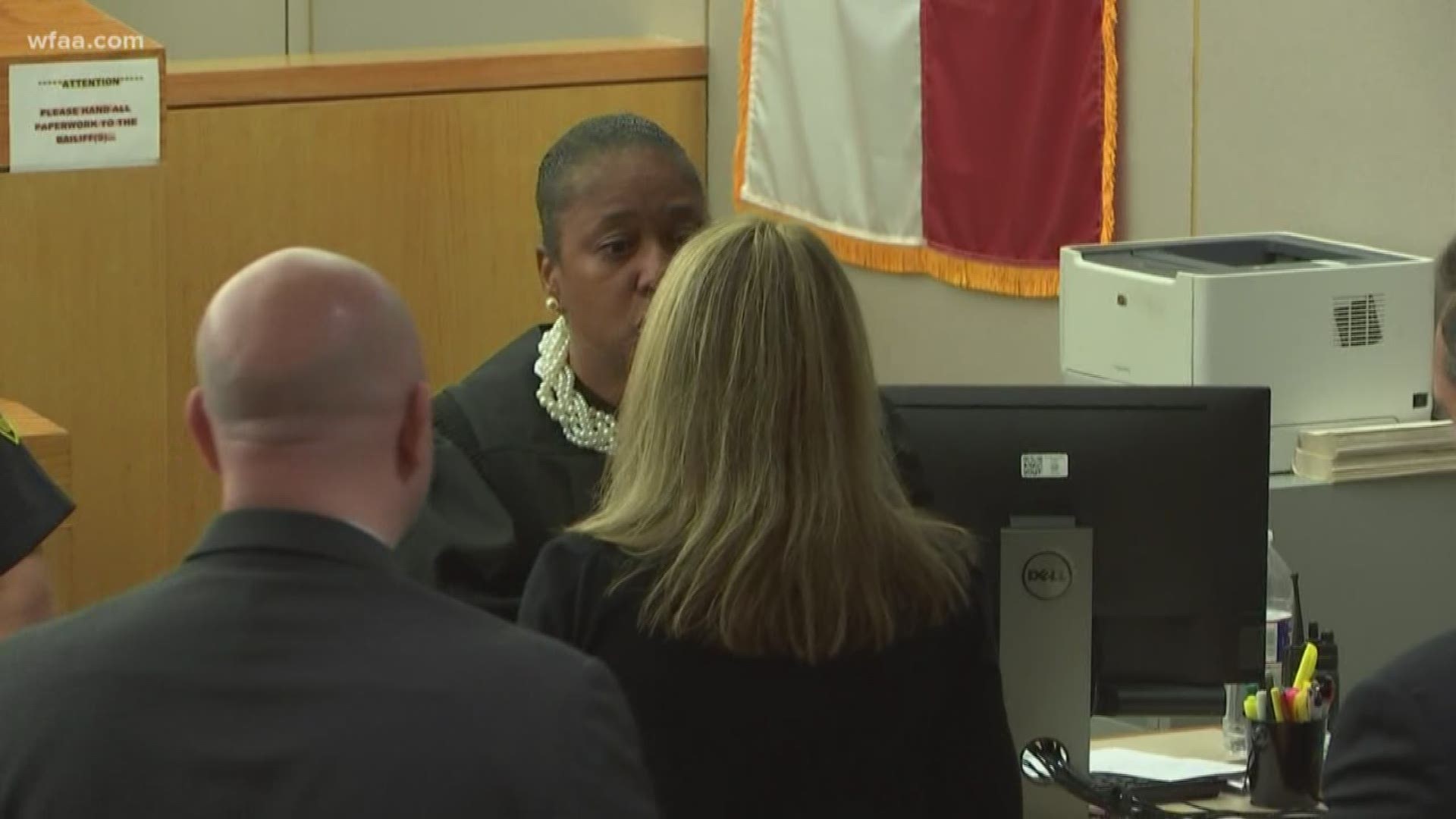 Judge Tammy Kemp gave Amber Guyger a bible Wednesday and told her, "“You did something bad in one moment in time. What you do now matters."