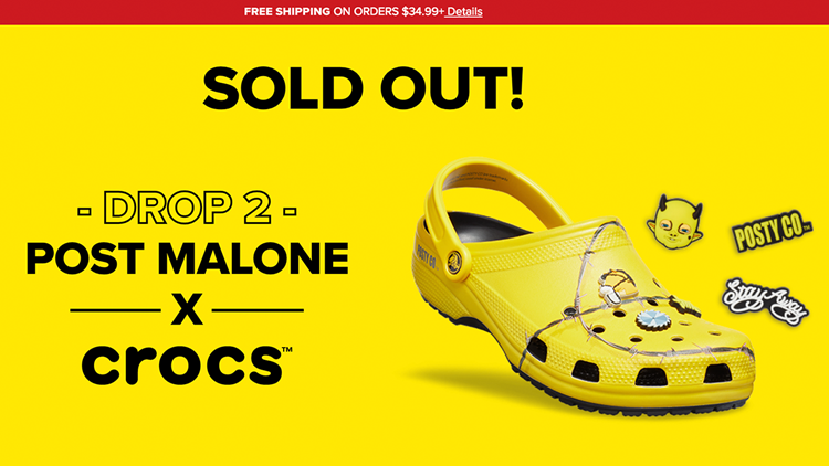 Would you pay $60 for Post Malone Crocs 