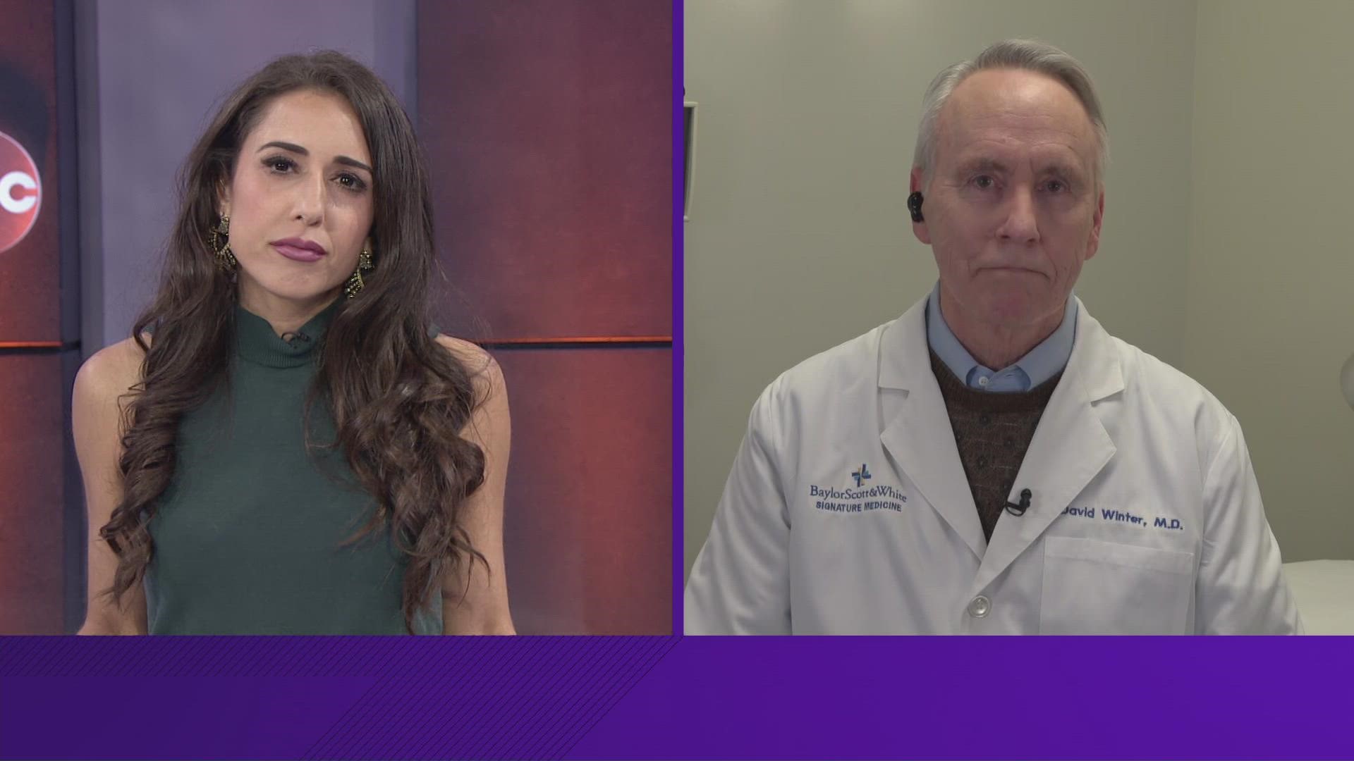 Dr. David Winter joined WFAA Midday for the latest update on COVID-19 in Texas.