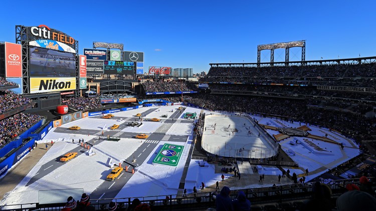 outdoor nhl hockey game