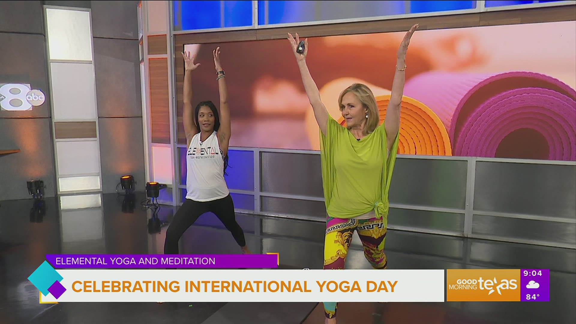 Vanna Collins with Elemental Yoga and Meditation shares simple stretch exercises you can do at home or at work that can keep you zen this summer.