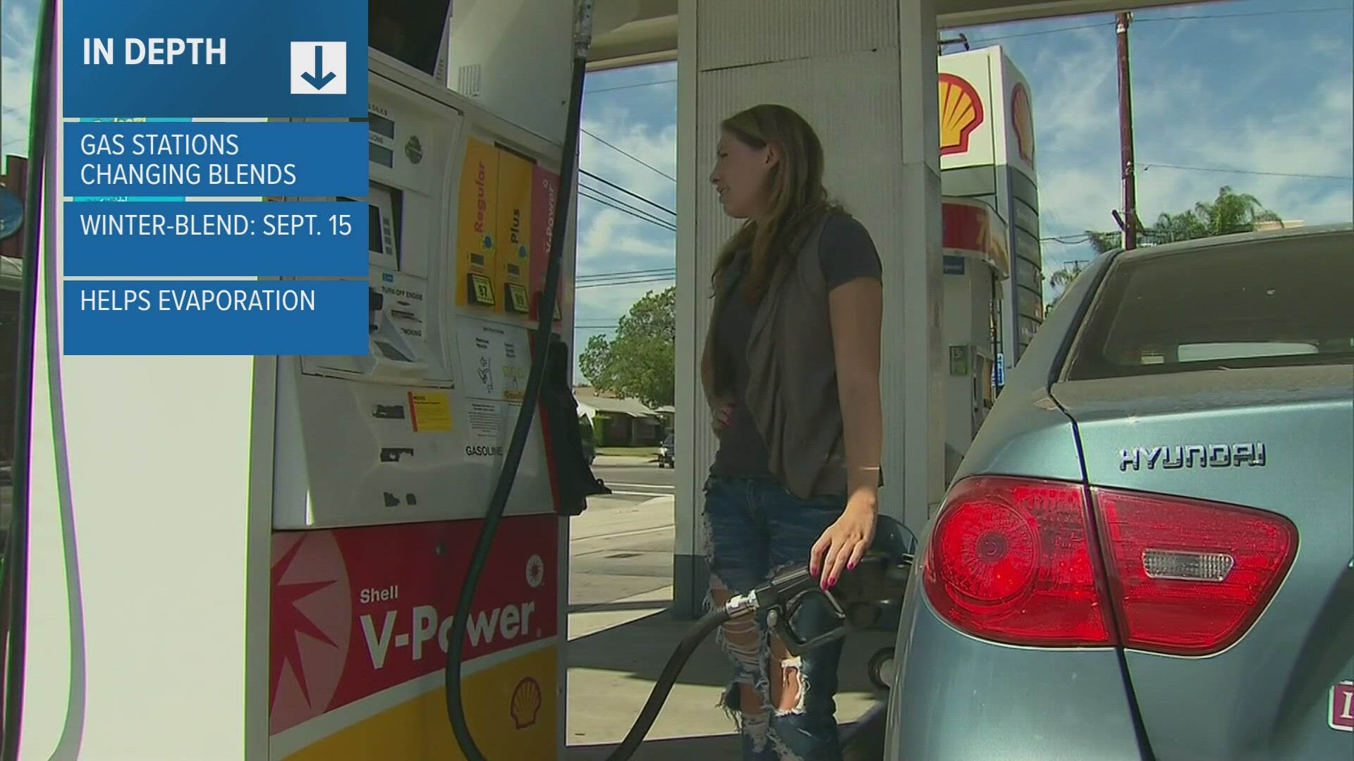 Gas stations were able to switch over to a winter blend on Sept. 15.