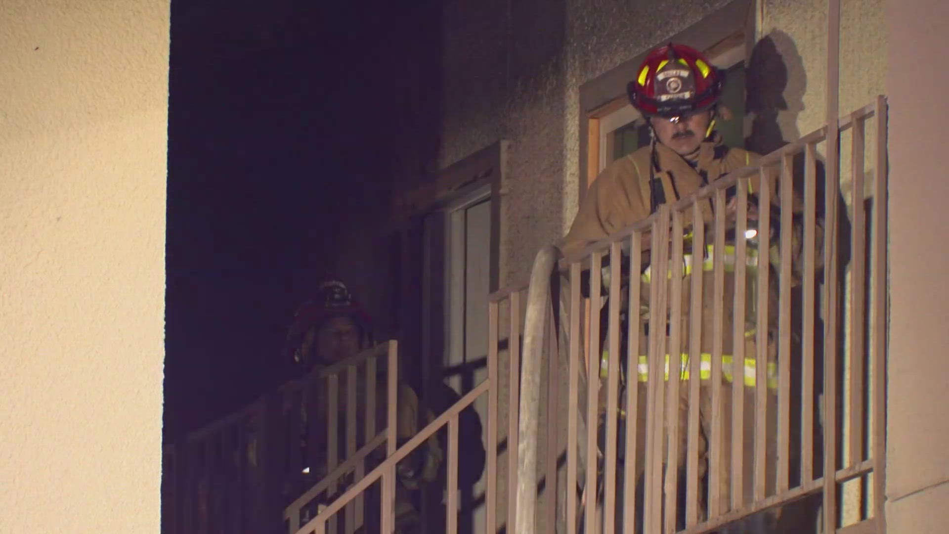 The fire was reported near Northpark Mall in Dallas. 