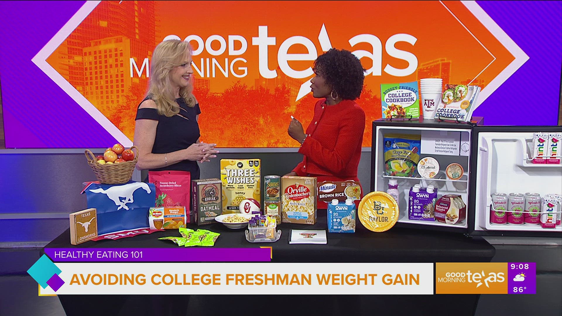 Registered and licensed dietician Meridan Zerner of Cooper Clinic shares her healthy eating tips for college freshmen to help avoid weight gain