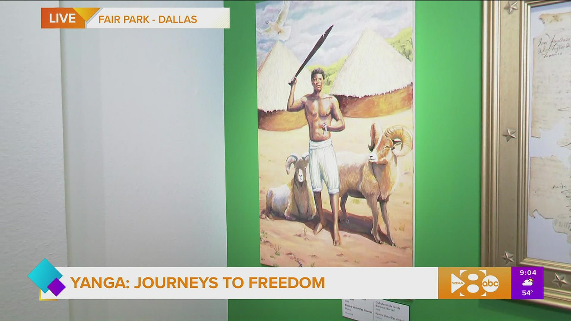 There's a new exhibit at Dallas' African American Museum that explores a largely unknown story of one of the first liberators in America, Gasper Yanga.