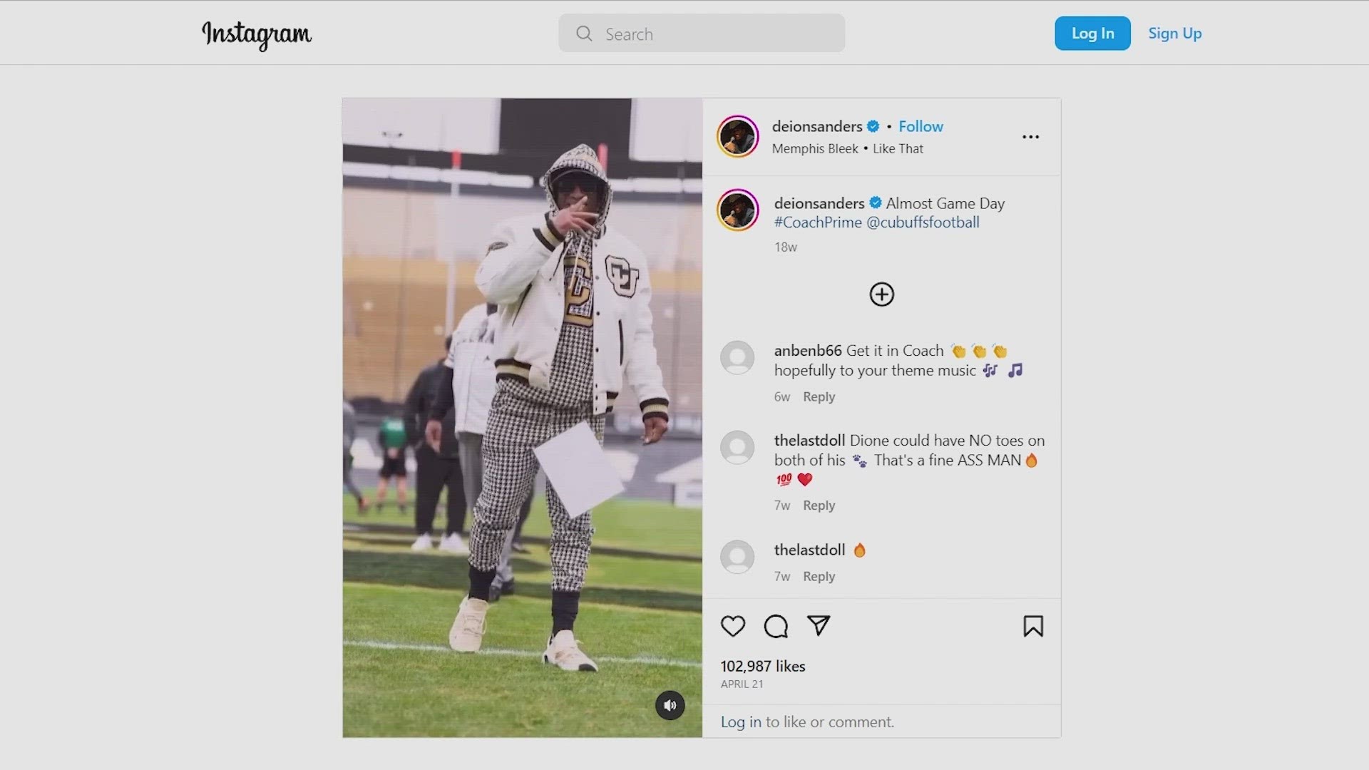 Deion Sanders goes viral for flashy outfit made in Texas apparel