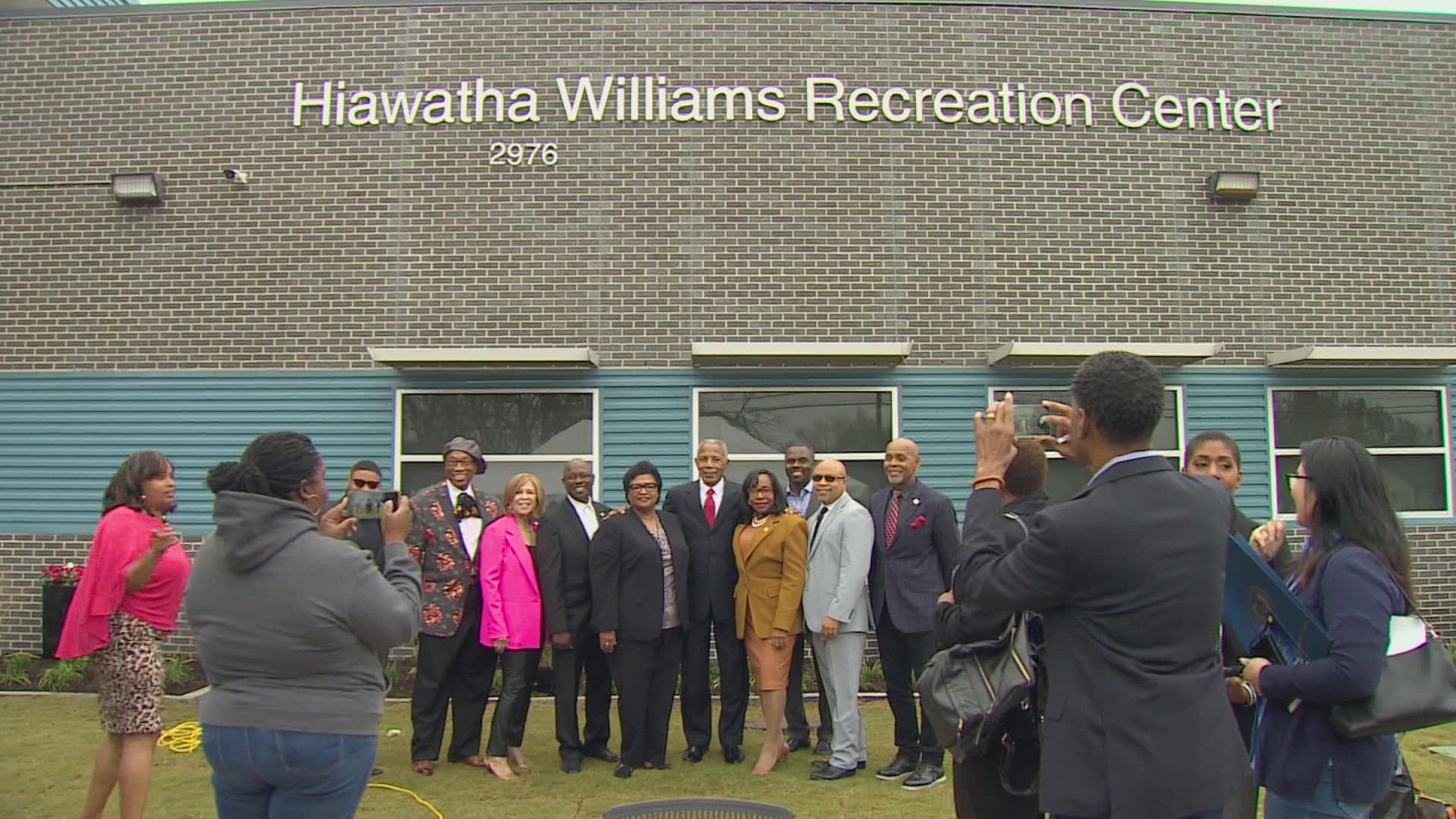 The Cummings Recreation Center in Dallas is being renamed for Hiawatha Williams.