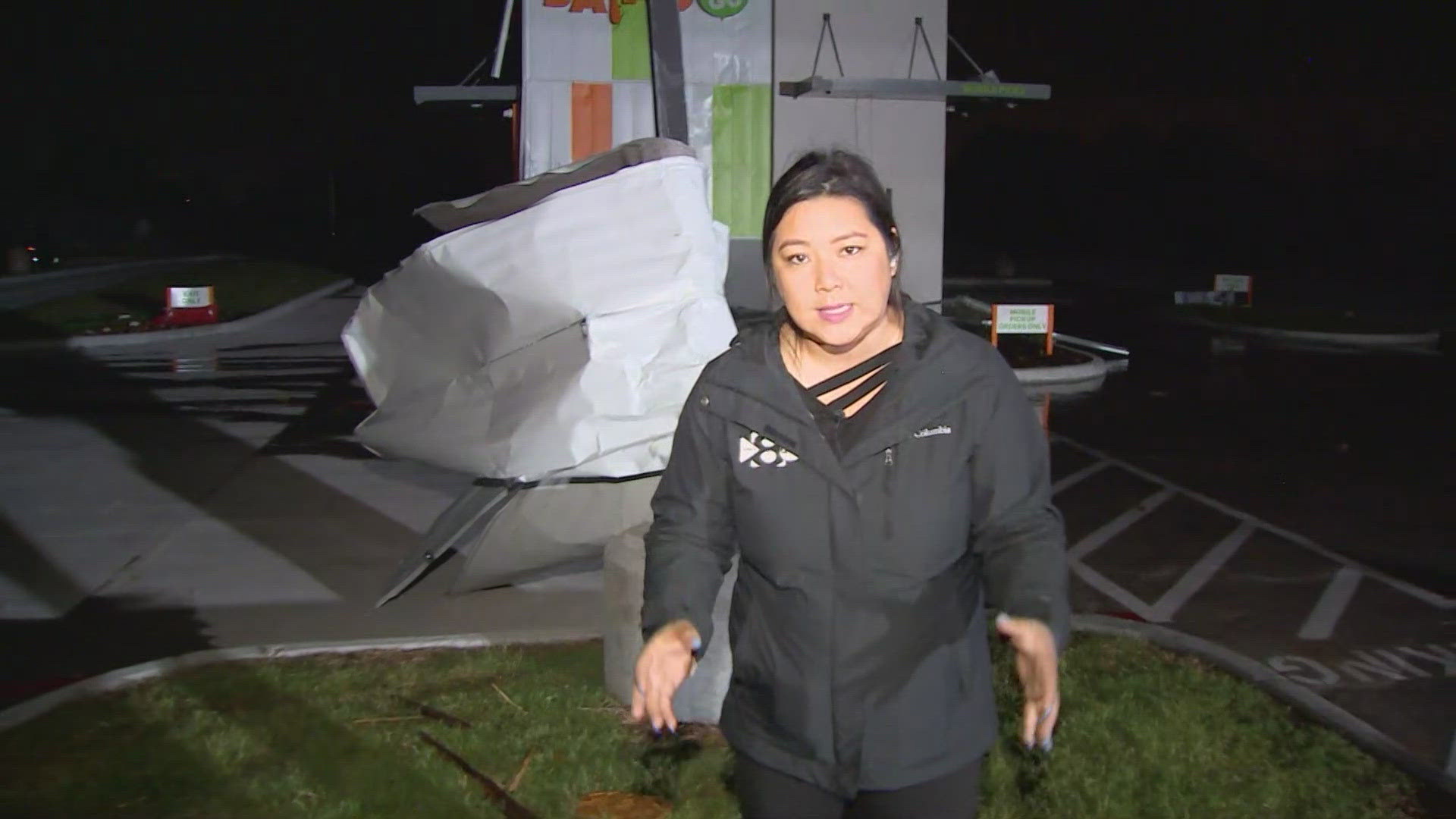 A tornado hit Temple, Texas, on Wednesday night. WFAA's Tiffany Liou has a look at the damage Thursday morning.