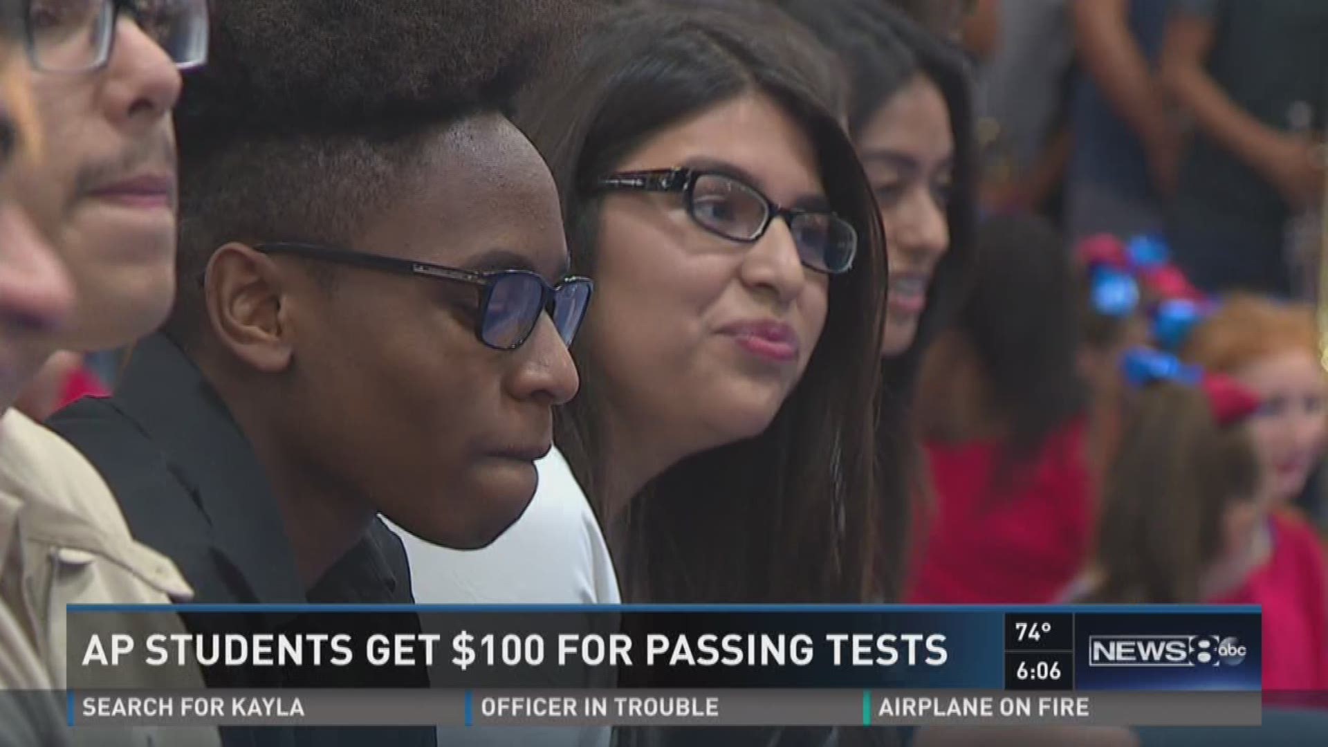 AP Students get $100 for passing tests