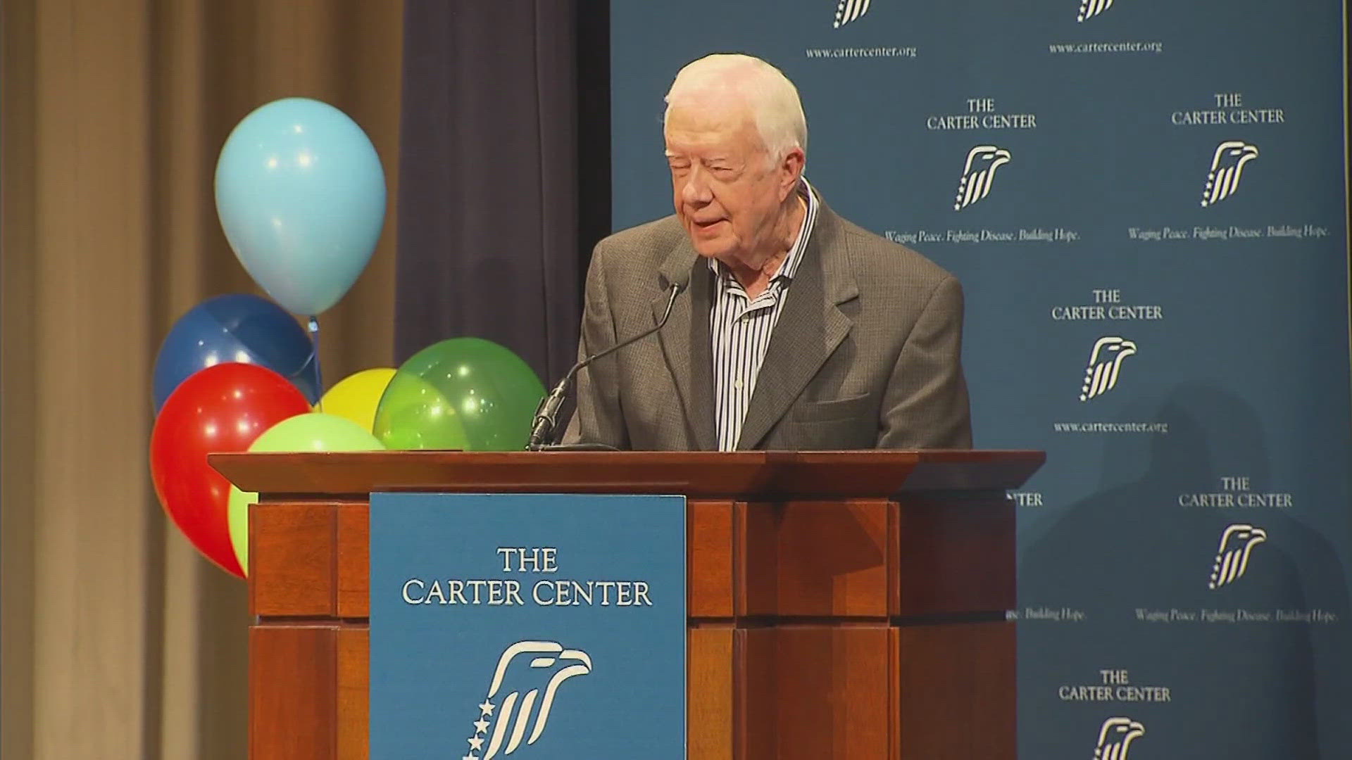 Mr. Carter turns 100 years old on Tuesday and will become the first president in U.S. history to hit the century mark.